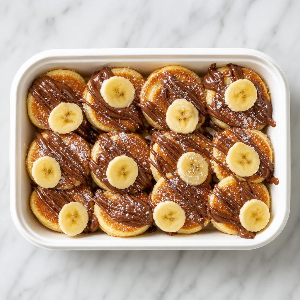Nutella Banana Bliss mini pancakes at Fany's Burger