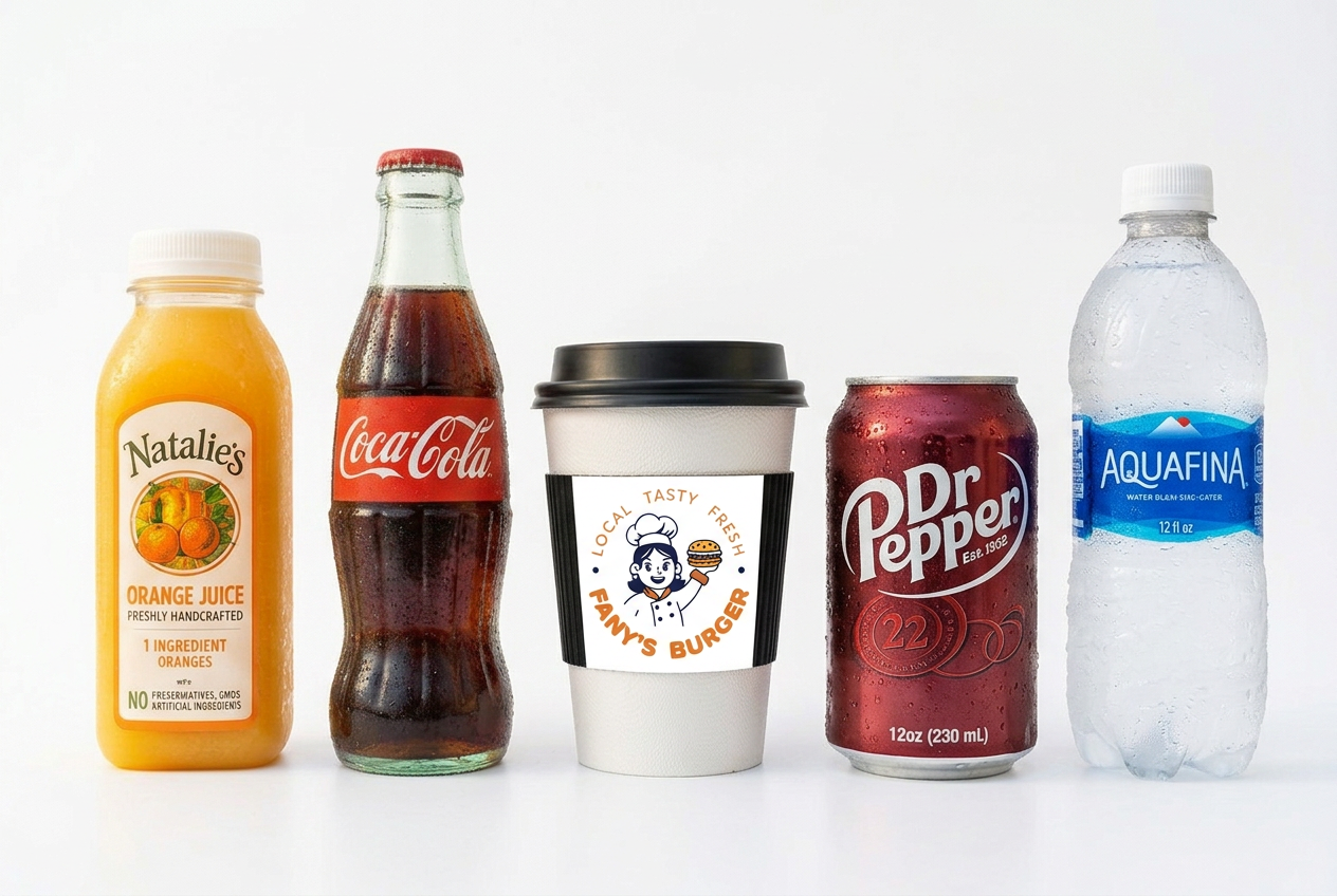 Drinks from Fany's Burger